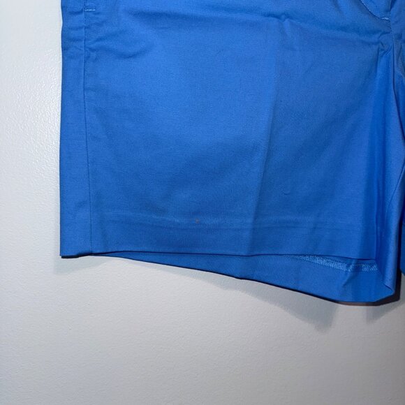 Ann Taylor Womens Blue Devin Fit Chino Shorts Size 12 - Picture 3 of 6